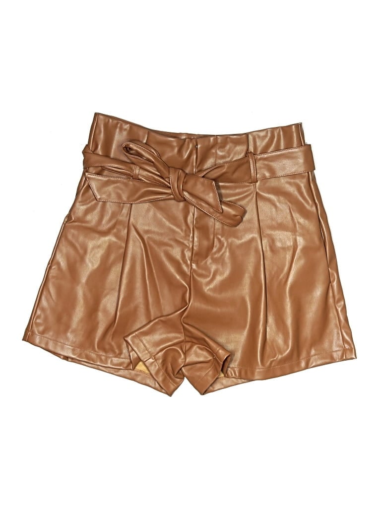 Pre-owned Unbranded Shorts In Gold
