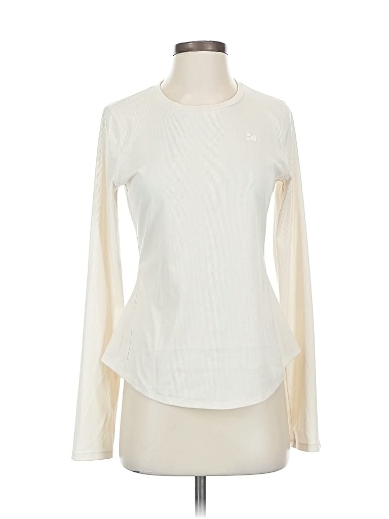 Click to view more detailed imagery on our partner's website Pre-owned New Balance Long Sleeve T-shirt In White