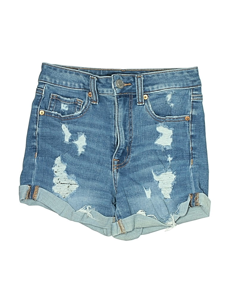Pre-owned Aero Denim Shorts In Blue