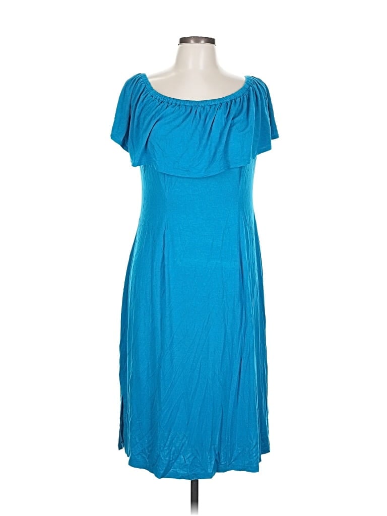 LANE BRYANT Pre-owned Casual Dress In Blue