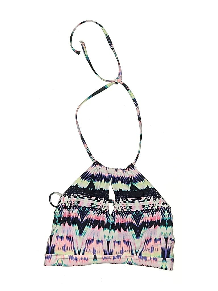 Pre-owned Athleta Swimsuit Top Pink Print Pattern Swimwear