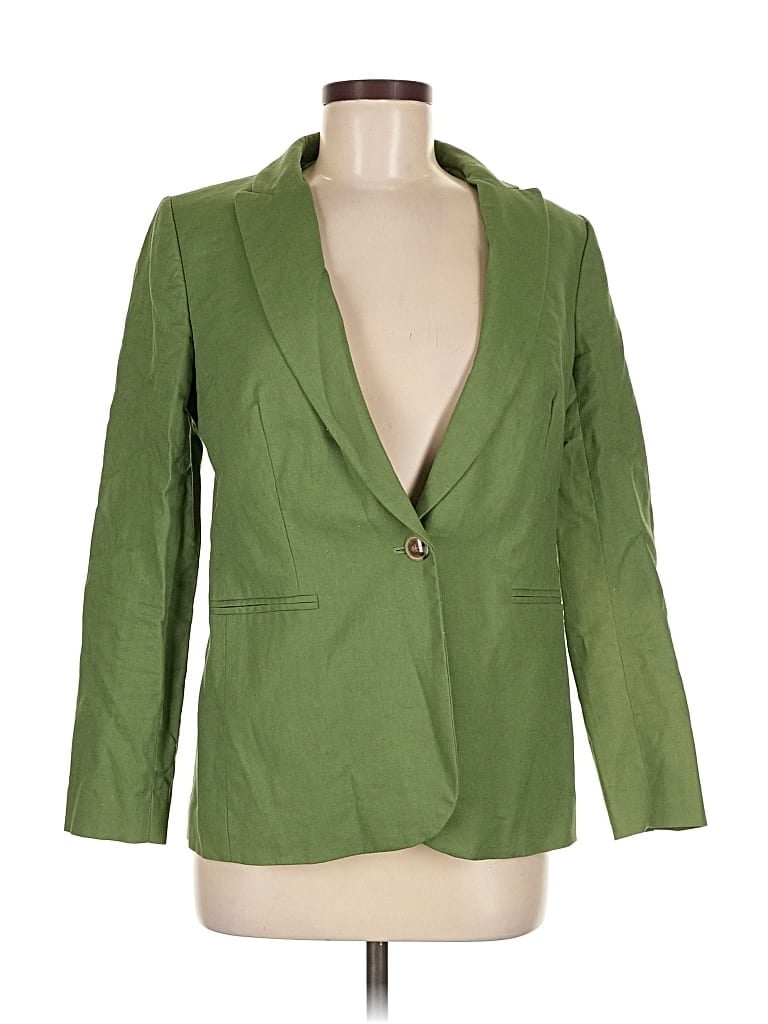 Pre-owned J.crew Factory Store Blazer Jacket In Green