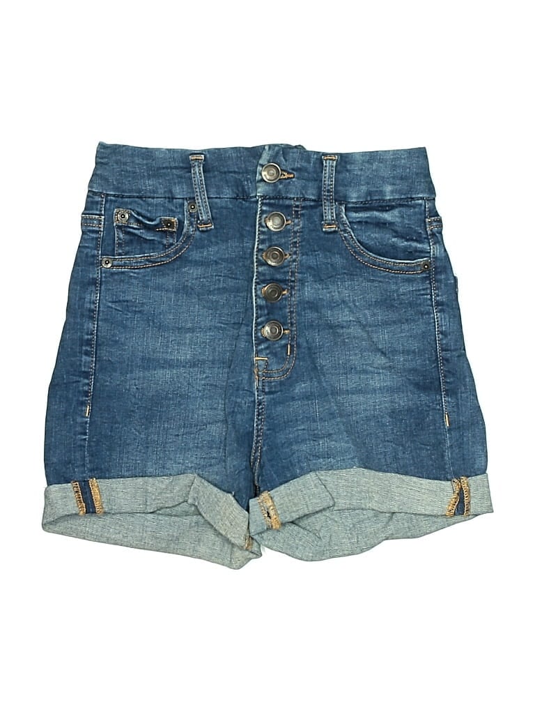 Pre-owned Aero Denim Shorts In Blue