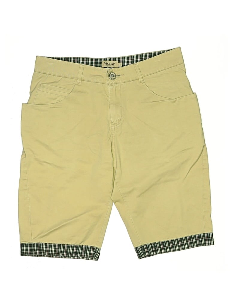 Pre-owned Assorted Brands Khaki Shorts In Yellow