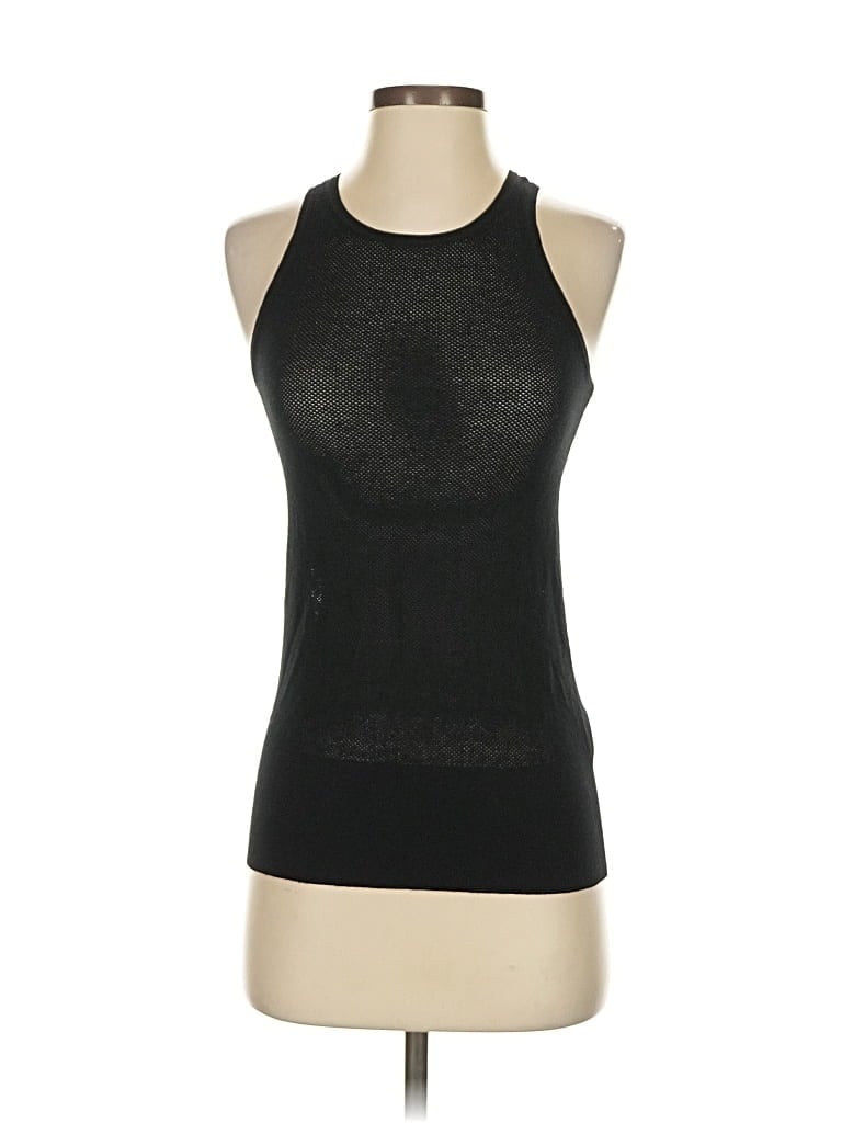 Click to view more detailed imagery on our partner's website Pre-owned Dkny Tank Top Black Halter Neckline Tops