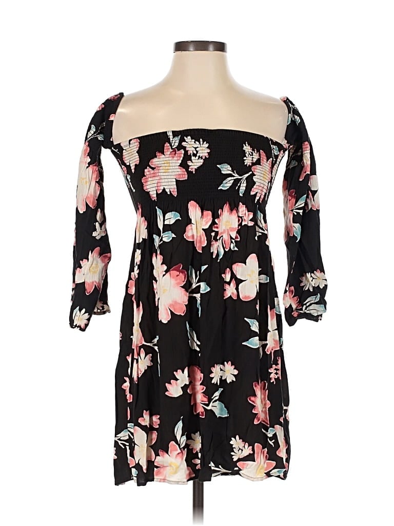 Pre-owned Billabong Casual Dress In Black