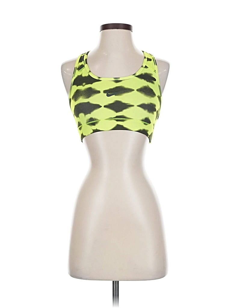 NIKE Pre-owned Tank Top Yellow Halter Neckline Tops