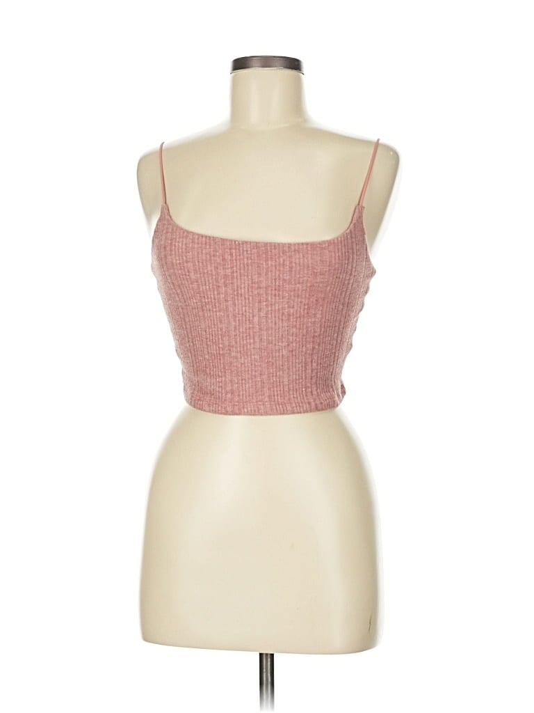 Pre-owned Aero Tank Top Pink Strapless Neckline Tops
