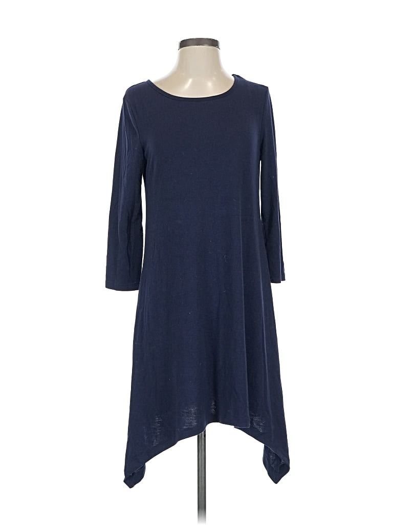 Pre-owned Zenana Outfitters Casual Dress In Blue