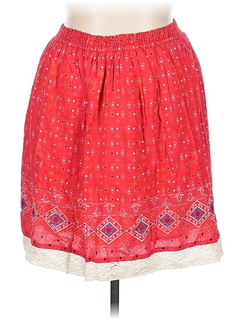 Pre-owned True Craft Casual Skirt In Red