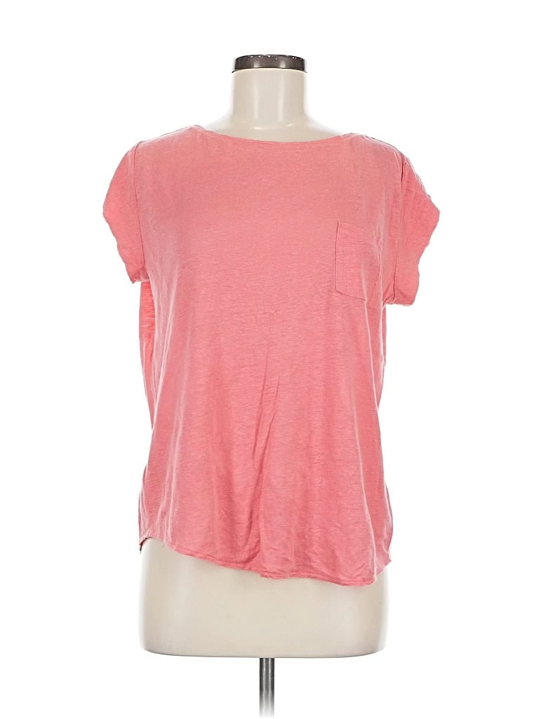 Pre-owned Ann Taylor Loft Short Sleeve T-shirt In Pink
