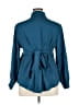 Shein Curve 100% Polyester Teal Long Sleeve Blouse Size 14 Plus (1) - photo 2