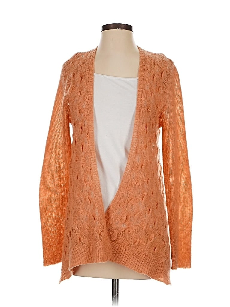 Pre-owned Lc Lauren Conrad Cardigan Sweater In Orange
