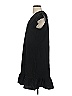 Unbranded Solid Black Casual Dress Size XS - photo 5