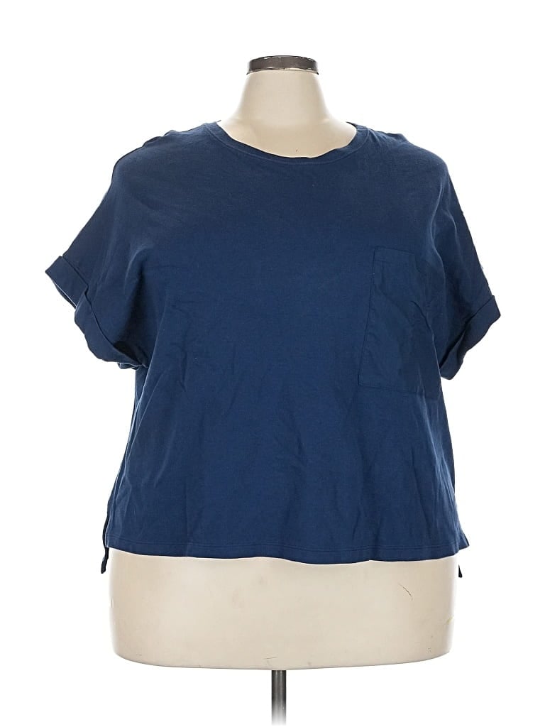 Pre-owned Avia Short Sleeve T-shirt In Blue