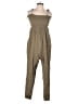 Indigo Thread Co. Solid Brown Jumpsuit Size S - photo 1
