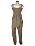 Indigo Thread Co. Solid Brown Jumpsuit Size S - photo 2