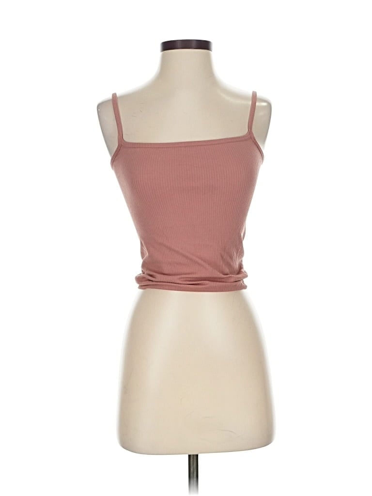 SKIMS Pre-owned Tank Top Brown Strapless Neckline Tops