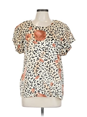 Escada by Margaretha Ley Short Sleeve Blouse (view 1)