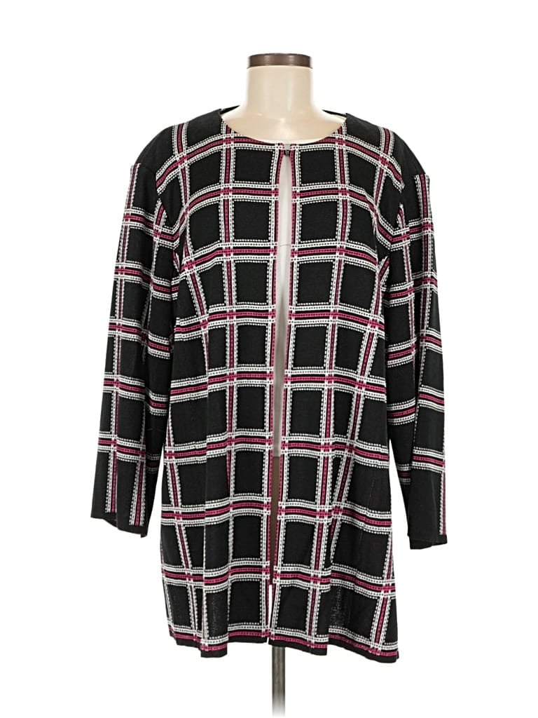 Pre-owned Ming Wang Cardigan Sweater In Black