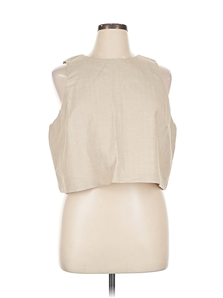 Pre-owned Banana Republic Factory Store Sleeveless Blouse In Brown
