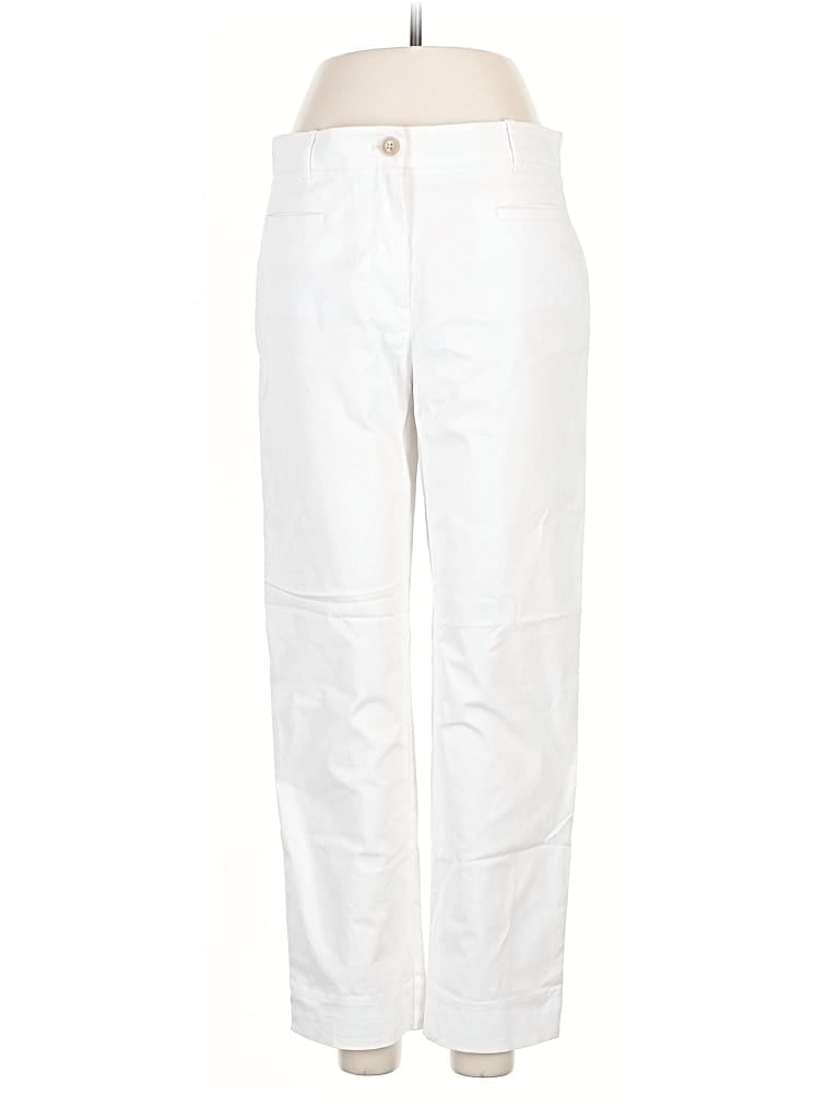 Pre-owned Ann Taylor Casual Pants In White