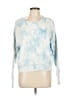 Intermix Tie-dye Blue Pullover Sweater Size L - photo 1