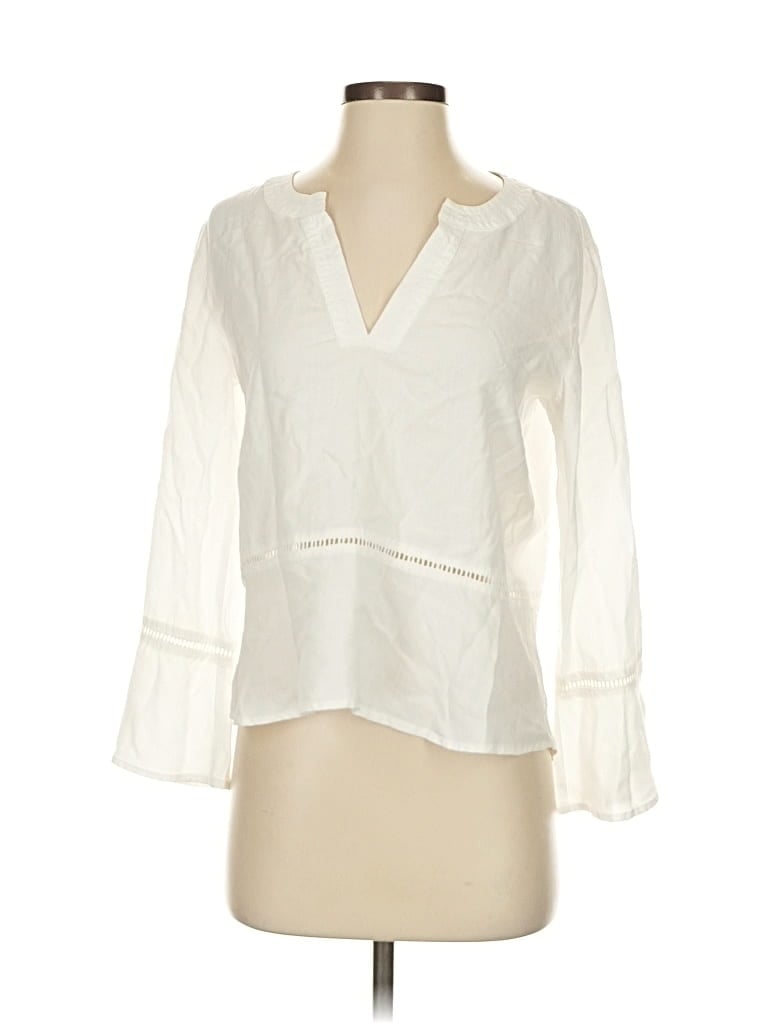 Cloth & Stone 3/4 Sleeve Blouse In White