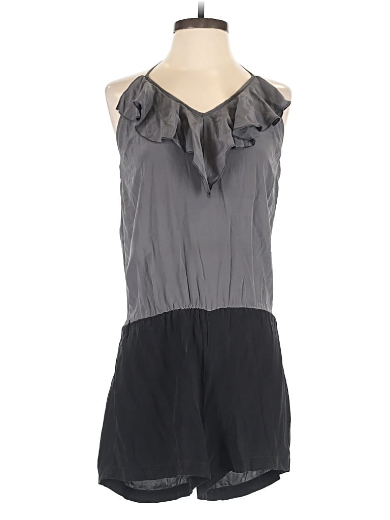Pre-owned Express Romper In Gray