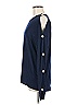 Joia Solid Blue Long Sleeve Top Size M - photo 5