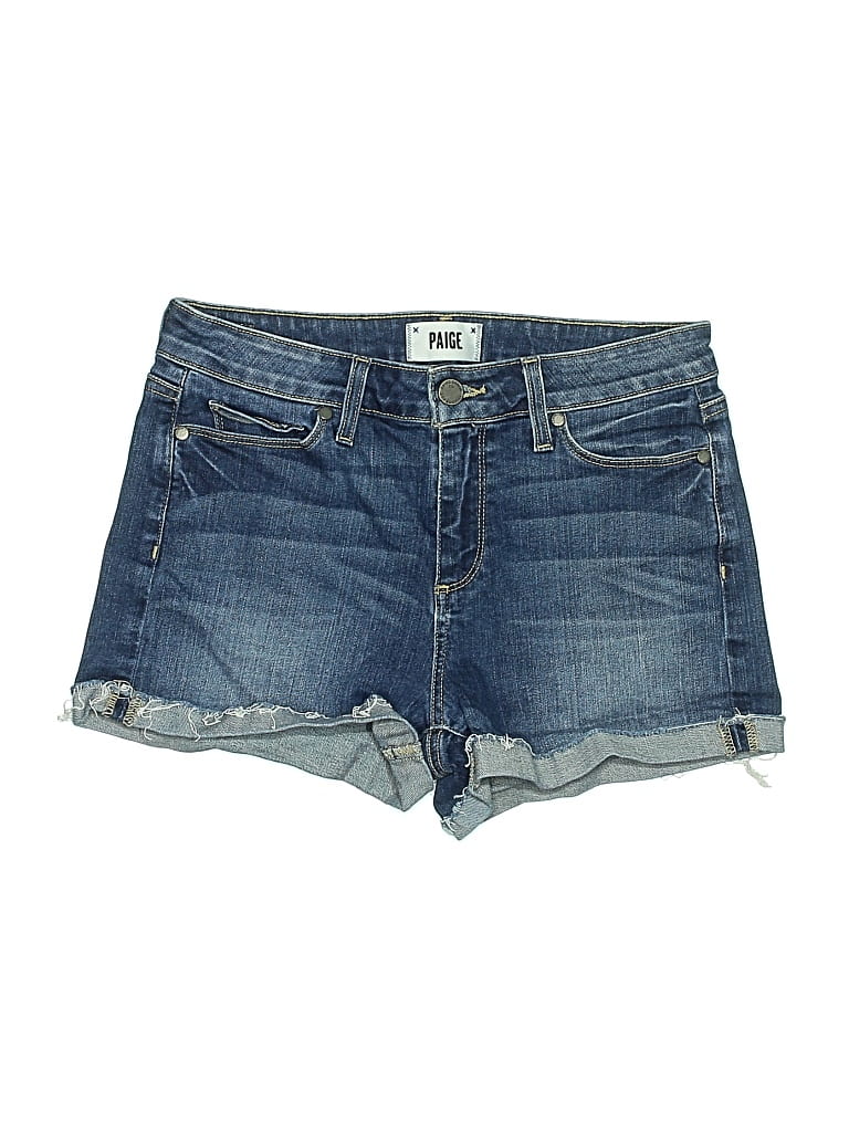 Pre-owned Paige Denim Shorts In Blue