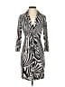 Boston Proper Animal Print Ivory Casual Dress Size 4 - photo 1