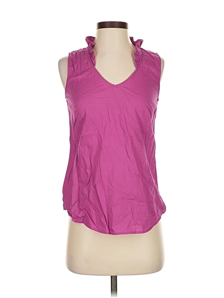Pre-owned J.crew Factory Store Sleeveless Blouse In Pink