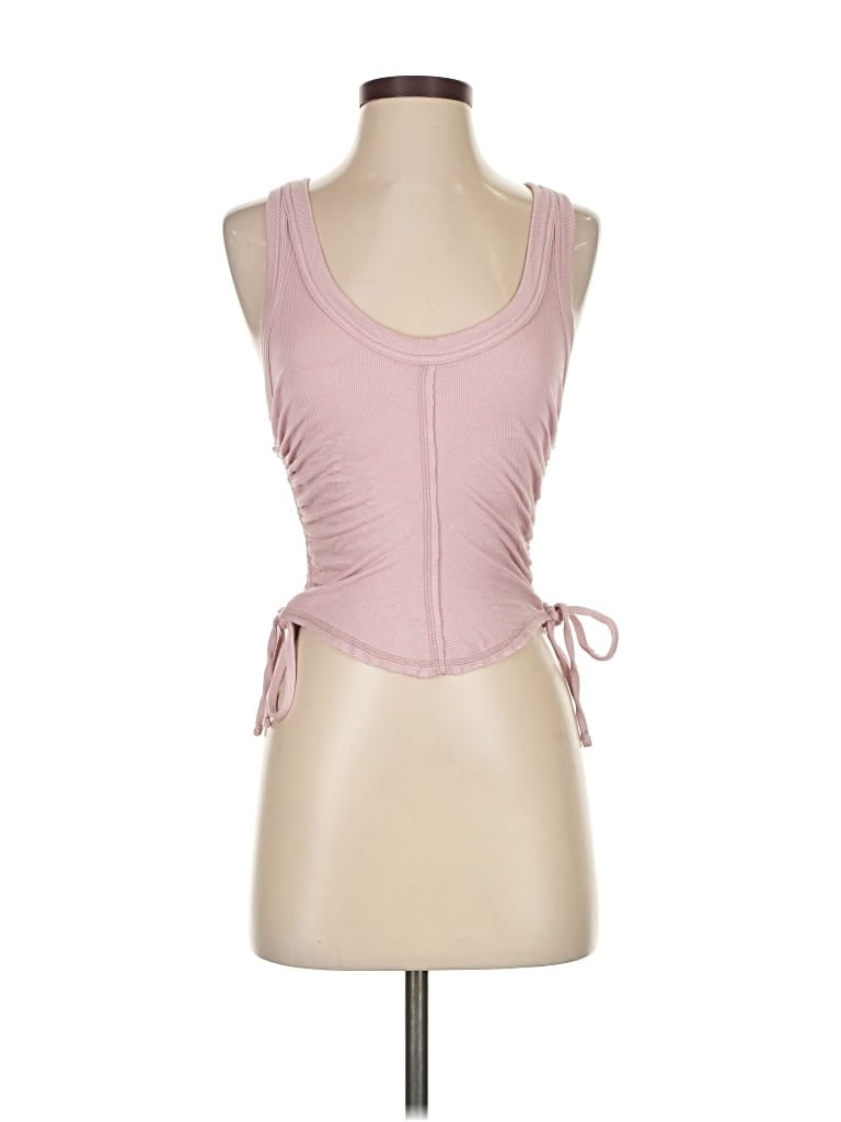 Pre-owned Out From Under Sleeveless Top Pink Sweetheart Neckline Tops
