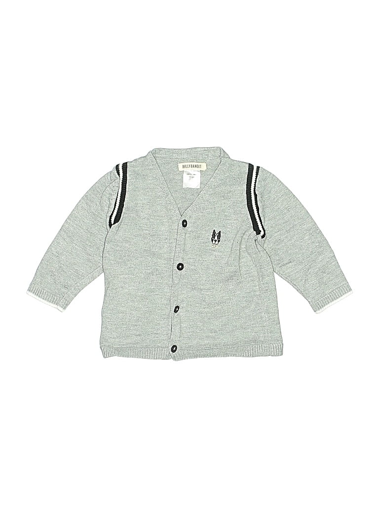 Pre-owned Billybandit Babies' Cardigan Sweater In Gray