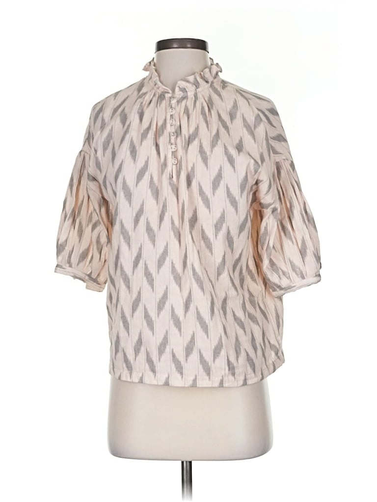 Click to view more detailed imagery on our partner's website Pre-owned Joie 3/4 Sleeve Blouse In White