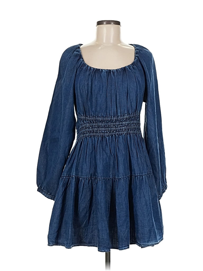 Pre-owned Sam Edelman Casual Dress In Blue
