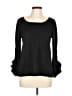Neiman Marcus Black Long Sleeve Top Size L - photo 1