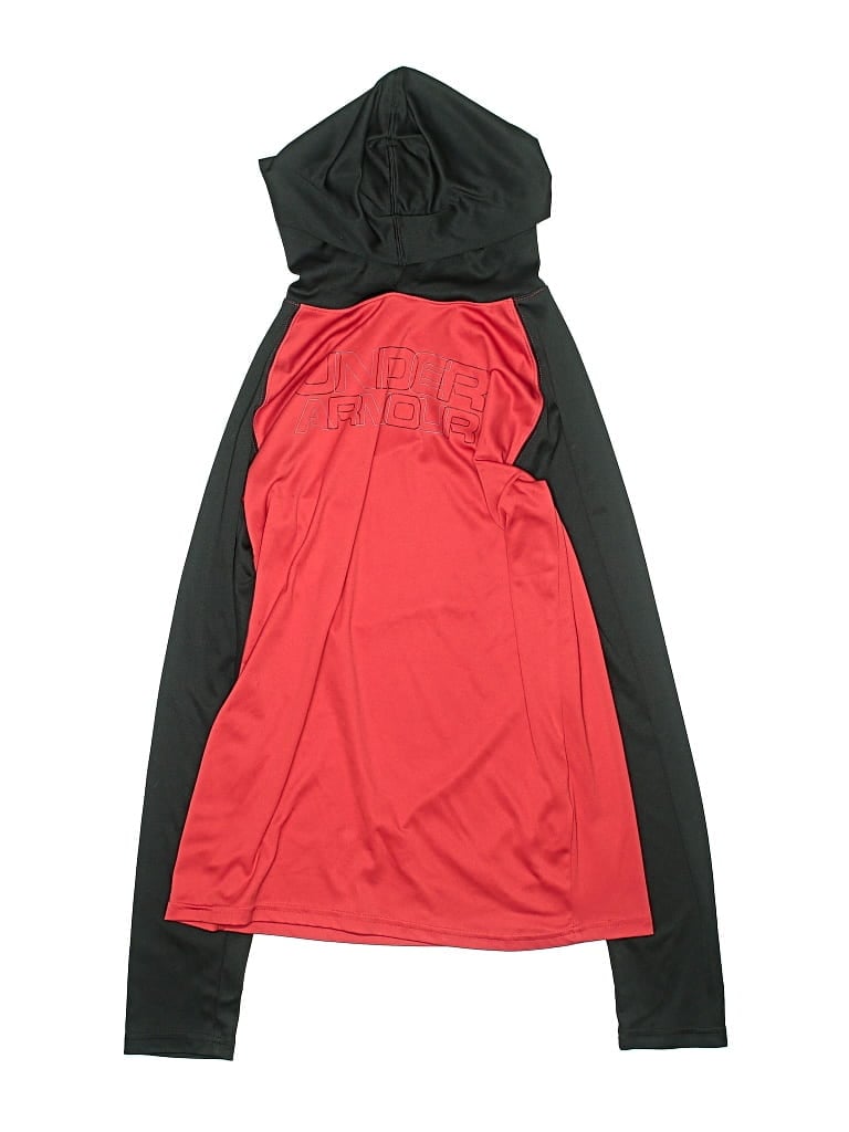 Pre-owned Under Armour Kids' Long Sleeve T-shirt In Red