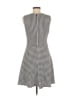 Chaps 100% Polyester Houndstooth Gray Casual Dress Size 6 - photo 2