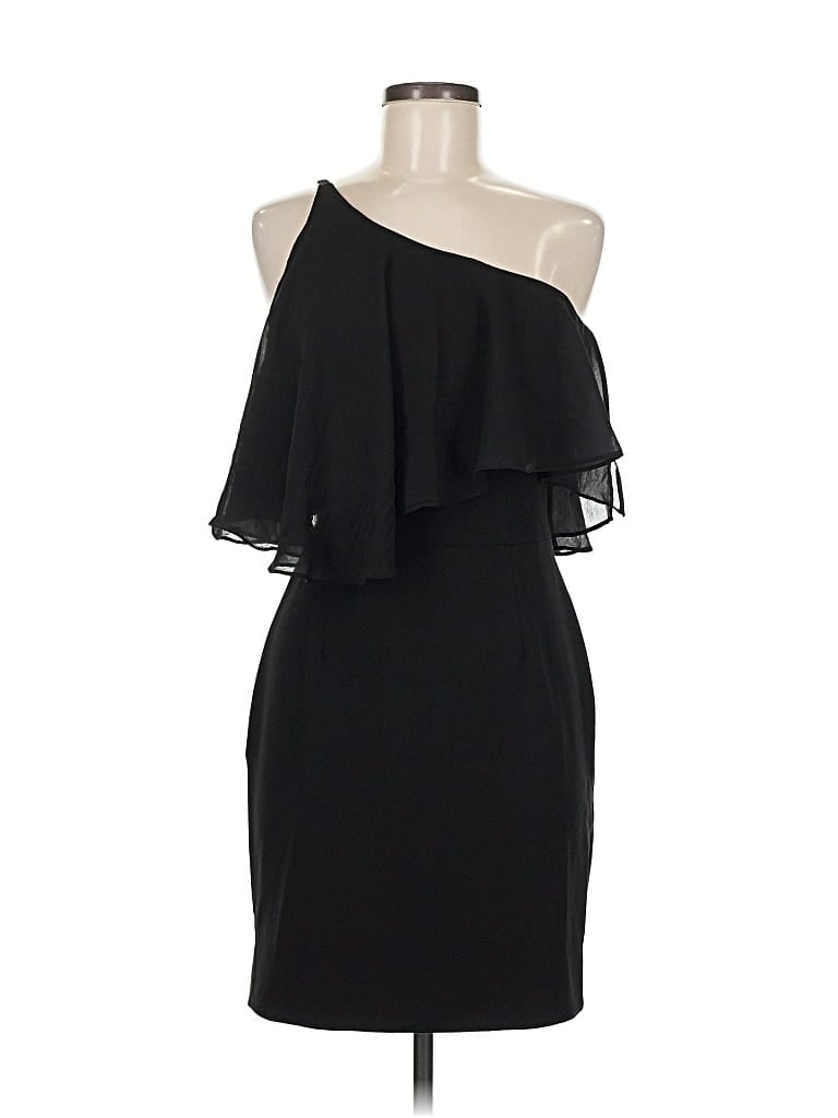 Pre-owned Dress The Population Cocktail Dress In Black