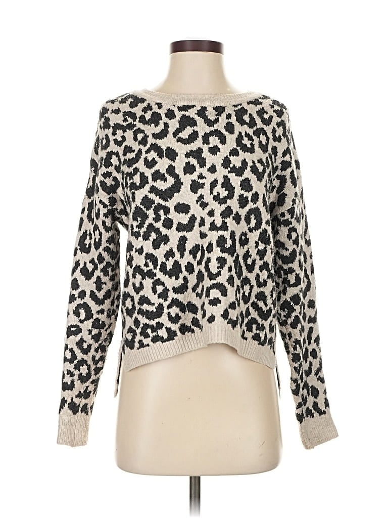 Pre-owned Yes Lola Pullover Sweater In White