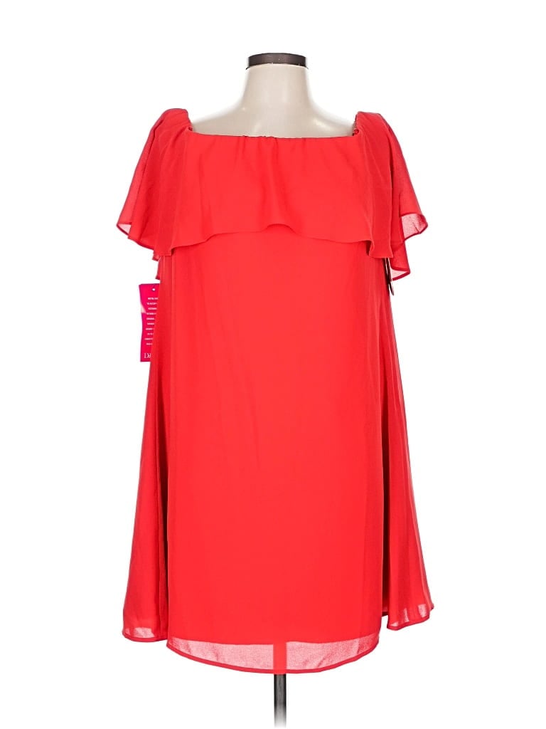 H By Halston Cocktail Dress In Red
