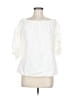 CeCe 100% Cotton White 3/4 Sleeve Blouse Size M - photo 1
