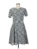 Hutch Chevron-herringbone Gray Black Casual Dress Size M - photo 1