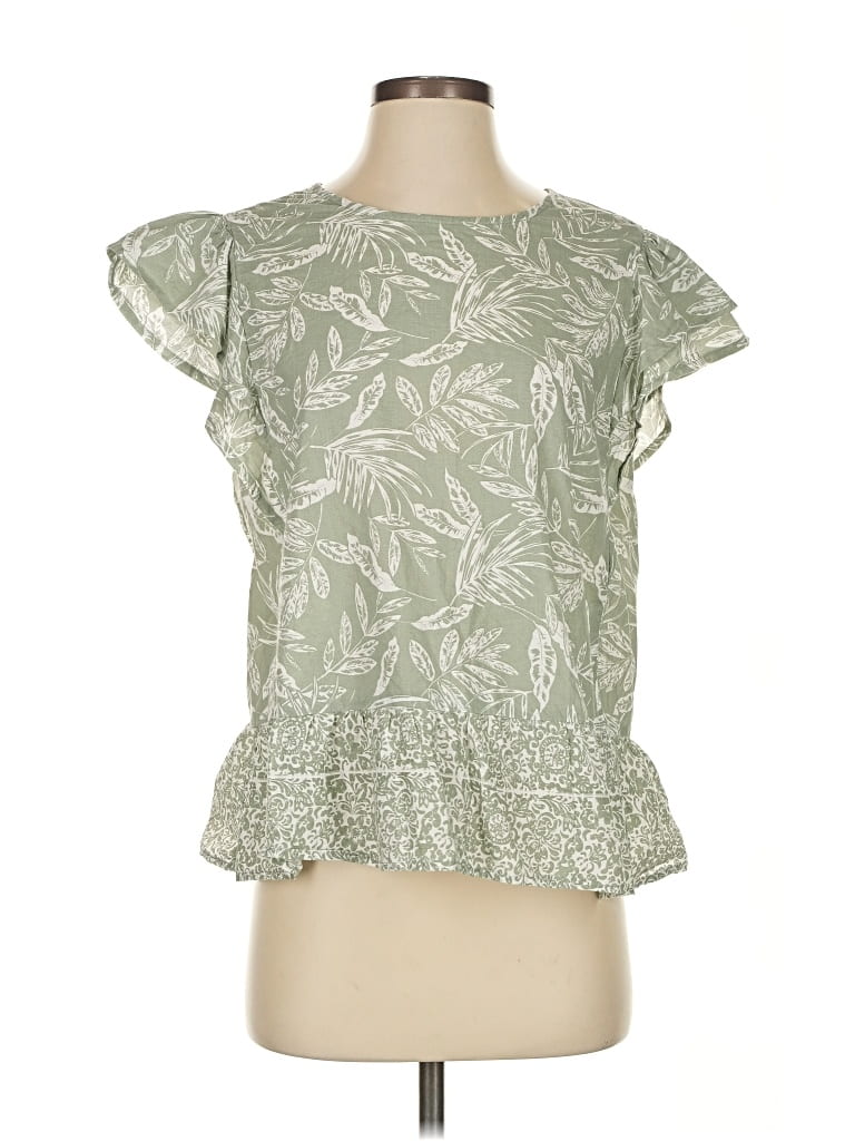 ANGELS Pre-owned Short Sleeve Blouse In Green