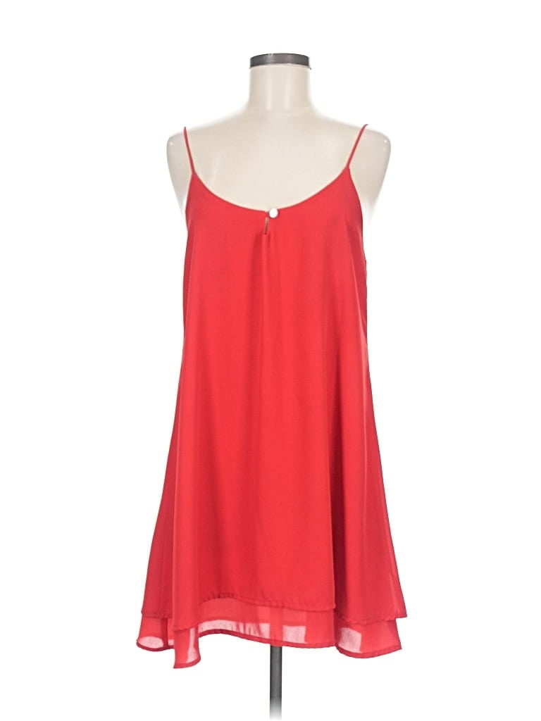 Pre-owned Lucy Love Casual Dress In Red