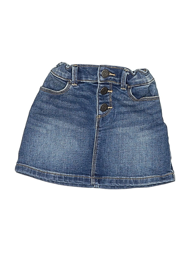 Pre-owned Old Navy Kids' Denim Skirt In Blue