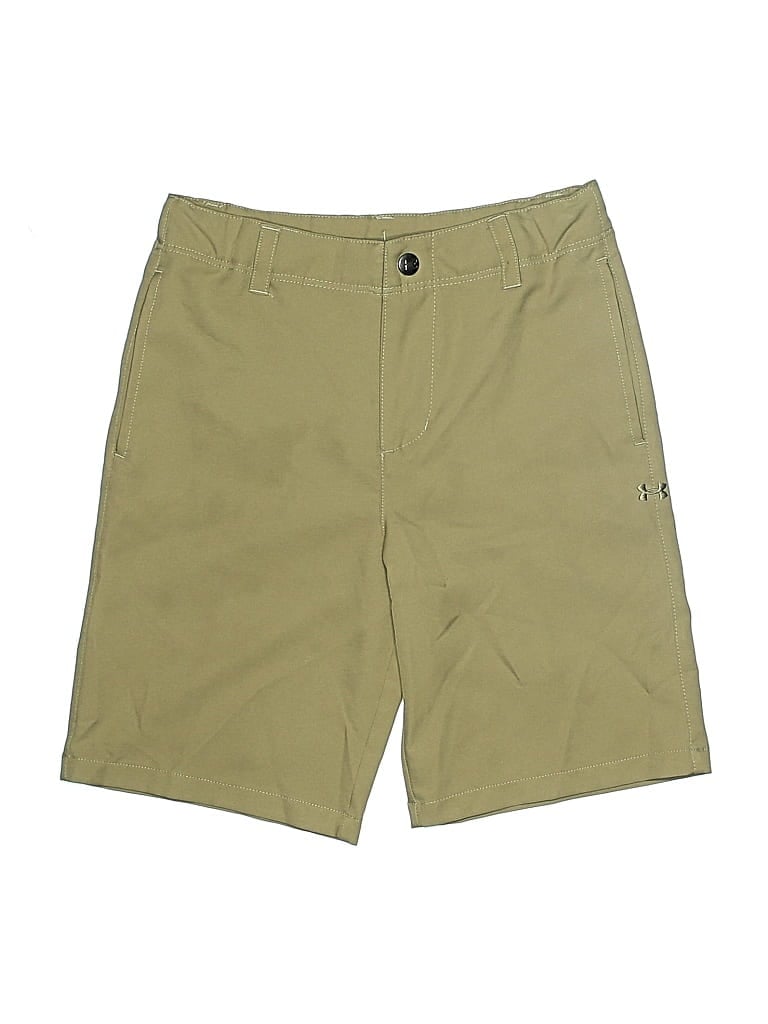Pre-owned Under Armour Kids' Khaki Shorts In Brown