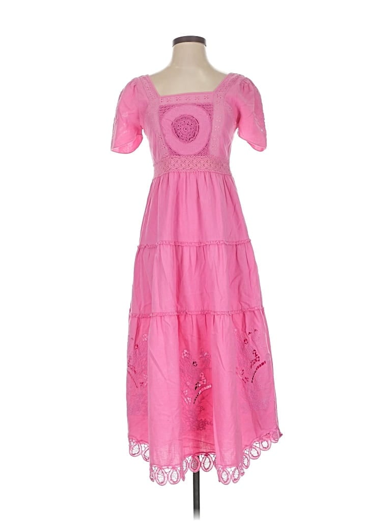 Click to view more detailed imagery on our partner's website Pre-owned Loveshackfancy Casual Dress In Pink